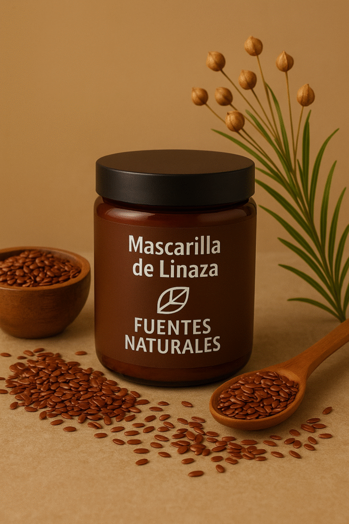 🌸 Mascarilla Capilar Hidratante de Linaza – 300 ml