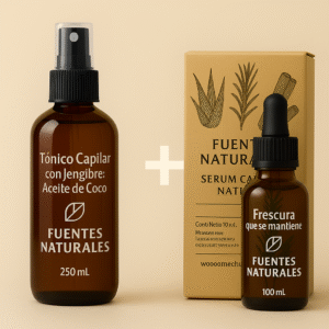Serum + Tonico 🌿✨ Kit Capilar Natural “Renueva tu Cabello"