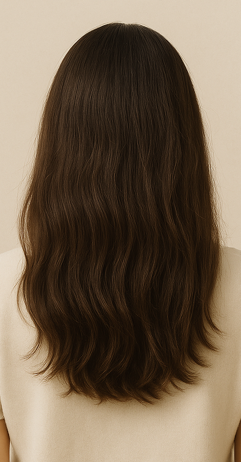 Cabello antes del tratamiento con serum