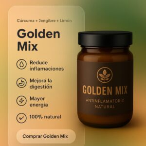 Golden Mix – 1 Frasco (Antiinflamatorio Natural)