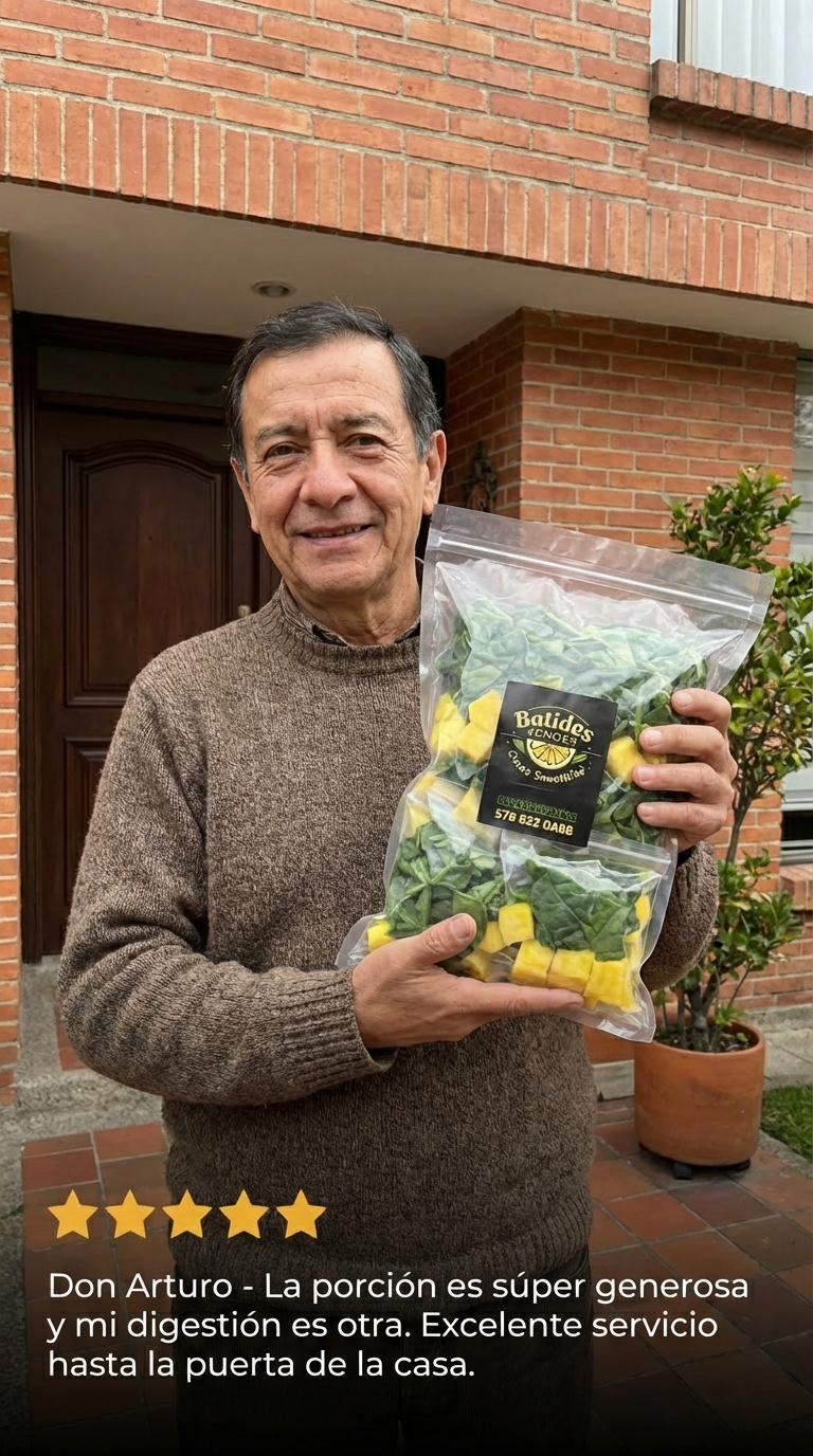 Cliente con pedido Fuentes Naturales