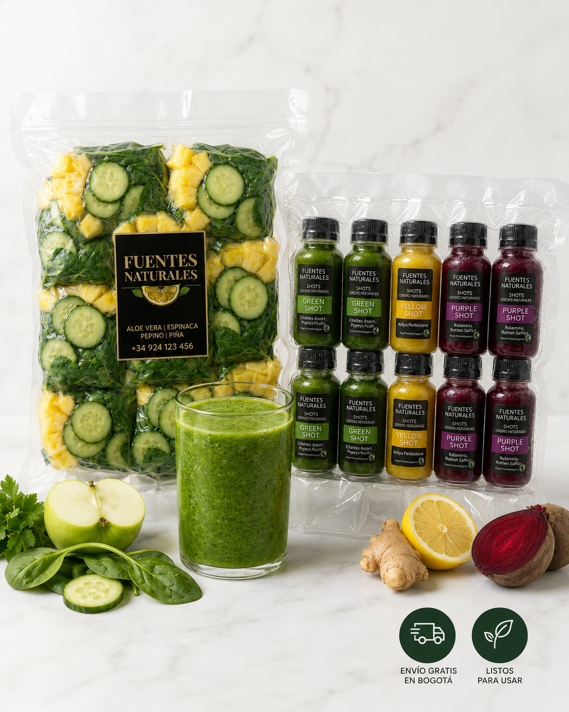 Retos Detox Batidos Verdes y Shots