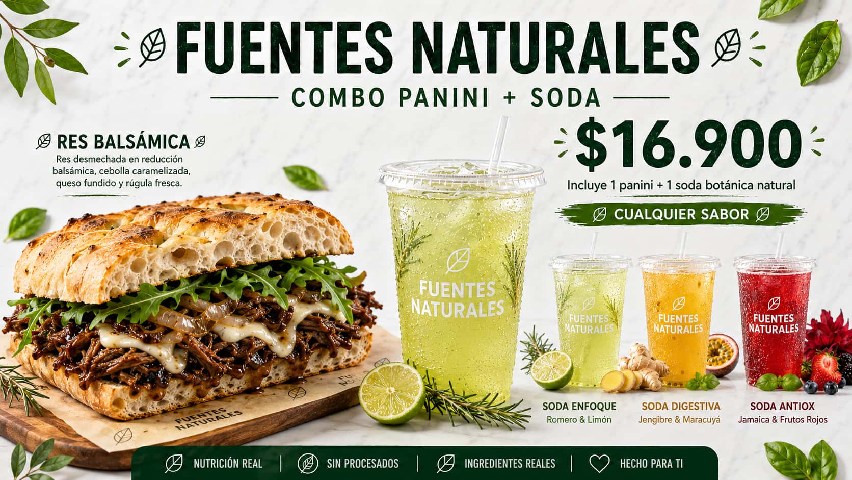 Combo Panini Res Balsámica