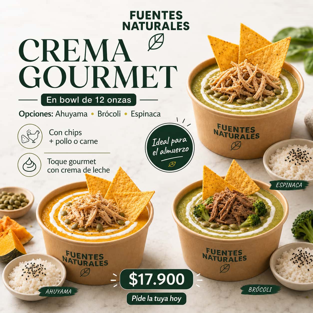 Crema Gourmet Fuentes Naturales